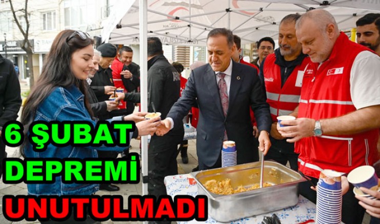 YALOVA, 6 ŞUBAT DEPREMLERİNDE HAYATINI KAYBEDENLERİ ANDI