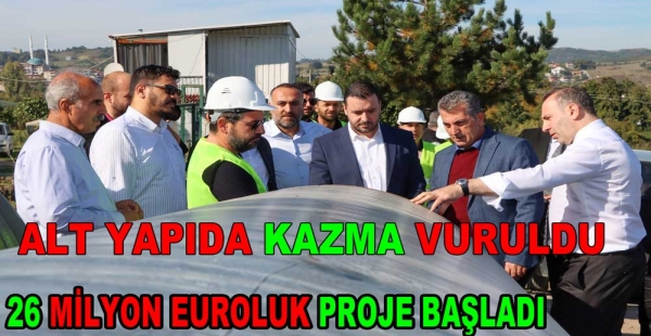 YALOVA ANA İSALE HATTI BAŞLADI