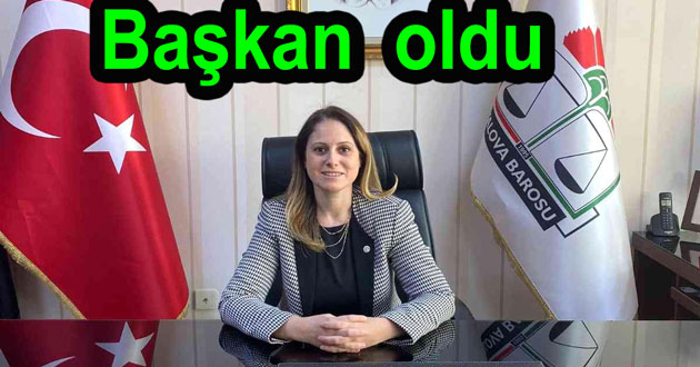 Yalova Baro başkanı değişti