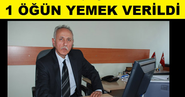 YALOVA BELEDİYESİ  GÜNDE 3 DEĞİL, 1 ÖĞÜN YEMEK VERDİ