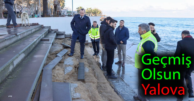 Yalova belediyesi hasar tespitinde