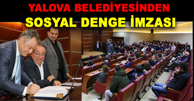YALOVA BELEDİYESİNDEN SOSYAL DENGE İMZASI