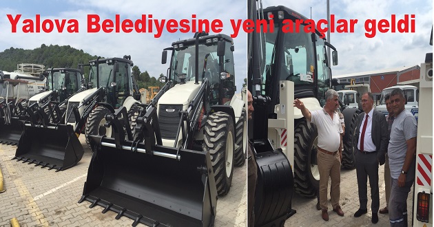 Yalova Belediyesine yeni araçlar geldi