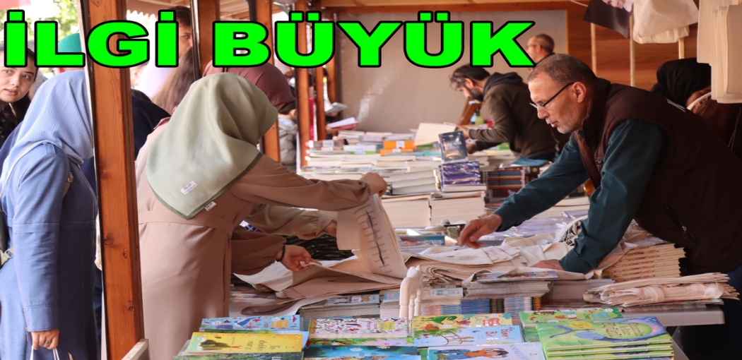 YALOVA DA  KİTAP FUARI İLGİ ÇOK YOĞUN