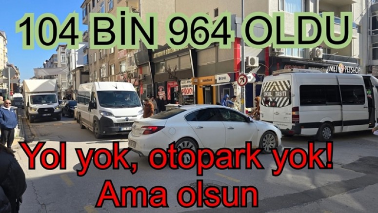 YALOVA’DA 104 BİN 964 ARAÇ TRAFİĞE KAYITLI