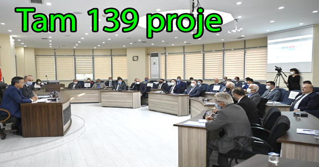 Yalova da 139 proje var
