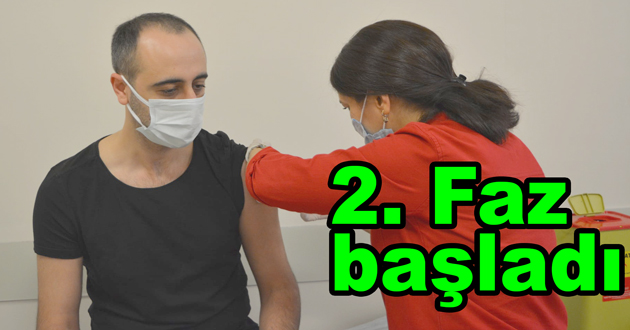 Yalova da 2 Faz aşı başladı