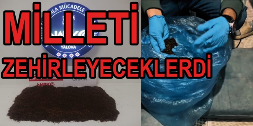 YALOVA'DA 2 KİLO UYUSTURUCU ELE GEÇİRİLDİ