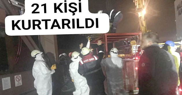 YALOVA DA 21 KİŞİ KURTARILDI