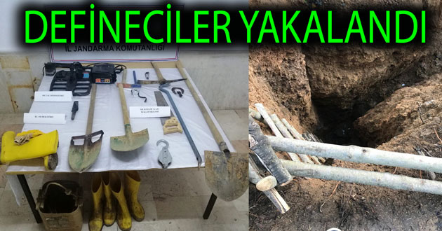 Yalova da 4 defineci yakalandı
