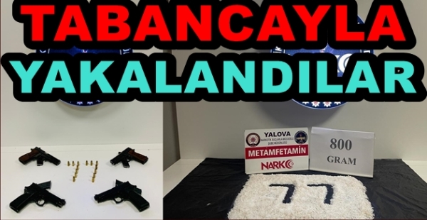 YALOVA DA 4 TABANCAYLA 2 KİŞİ TUTUKLANDI