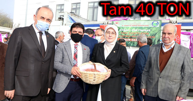 Yalova da 400 ton buğday dağıtıldı