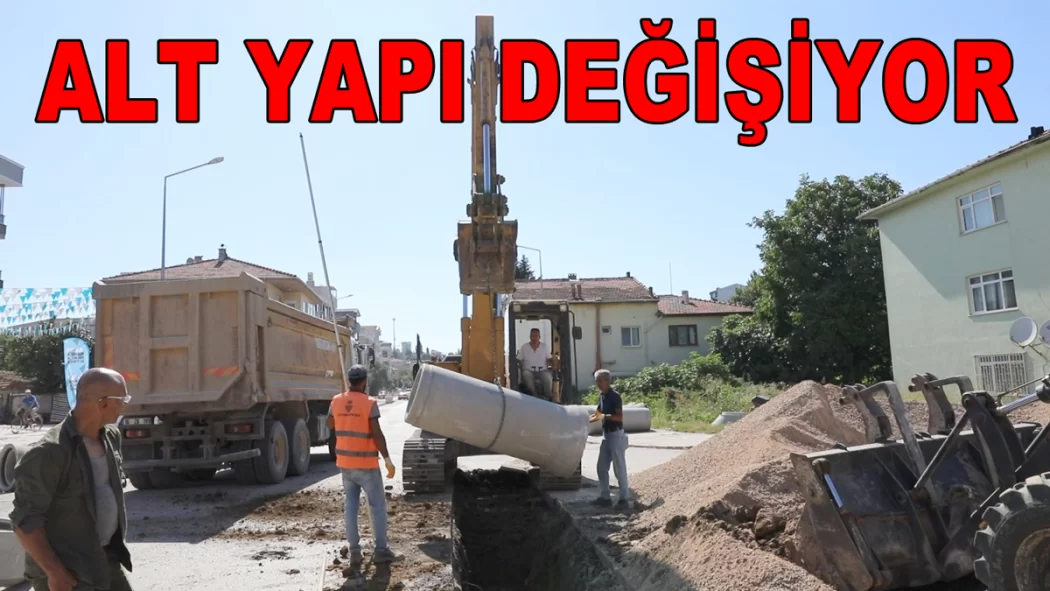 YALOVA DA ALT YAPI DEĞİŞİYOR