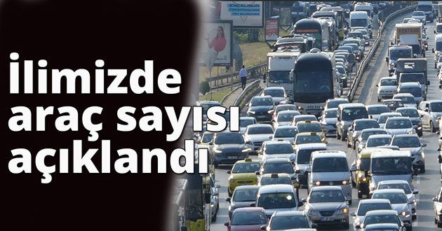 Yalova da araç sayısı açıklandı