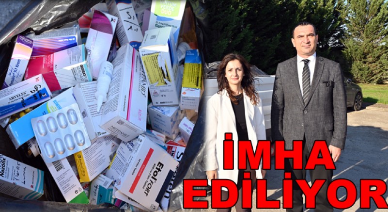 YALOVA’DA ATIK İLAÇLAR BERTARAFA GİDİYOR