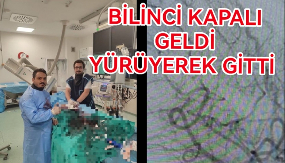 YALOVA’DA BEYİN ANEVRİZMASI TEDAVİ EDİLDİ