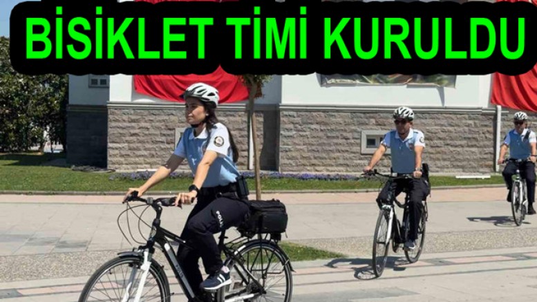 YALOVA DA BİSİKLETLİ POLİS TİMİ GÖREVE BAŞLADI
