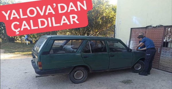 YALOVA 'DA ÇALDILAR BURSA'DA YAKALANDILAR