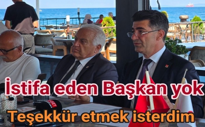 YALOVA'DA CHP’DEN İSTİFA EDEN BELEDİYE BAŞKANI YOK