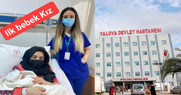 Yalova da İlk bebek doğdu