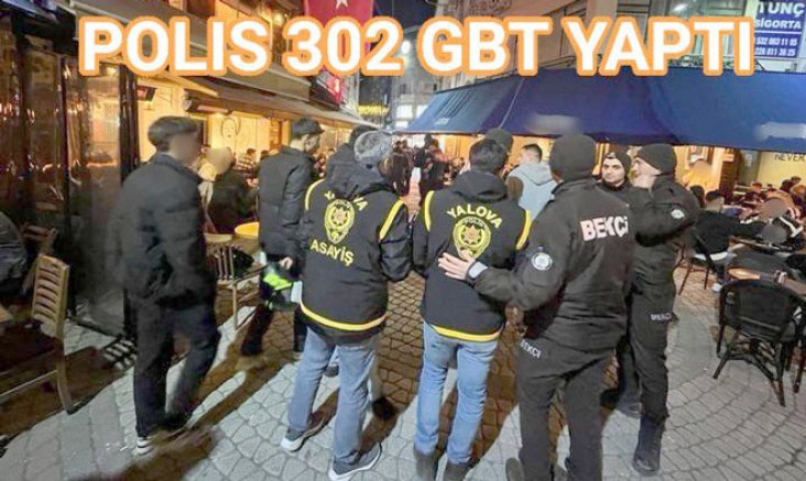 YALOVA’DA KAFELER BÖLGESİNDE 302 KİŞİYE DENETLENDİ