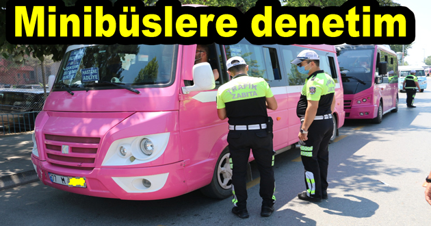 Yalova da Minibüslere denetim