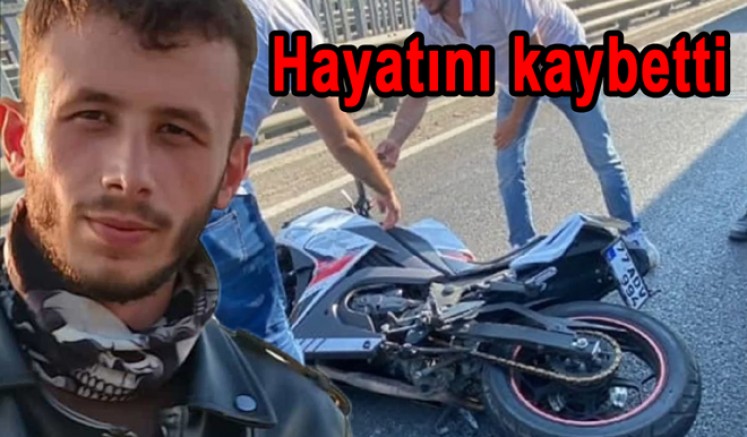 YALOVA’DA MOTOSİKLET SÜRÜCÜSÜ HAYATINI KAYBETTİ