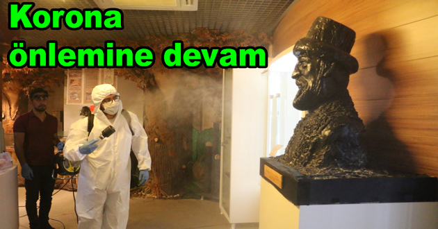 Yalova da müzeler dezenfekte edildi
