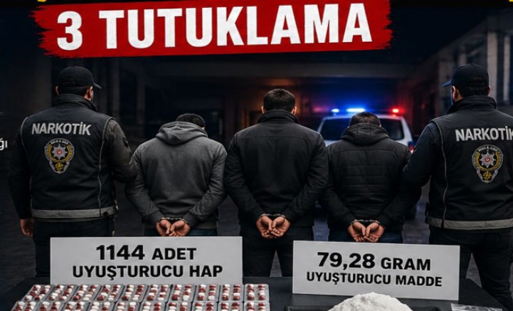 YALOVA’DA NARKOTİK OPERASYONU 3 KİŞİ TUTUKLANDI