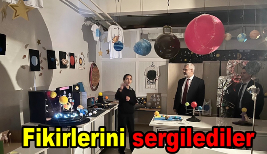 YALOVA’DA ÖĞRENCİLERİN FİKİRLERİ SERGİLEDİ