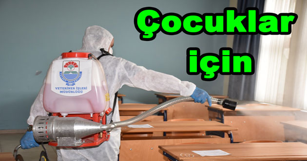 Yalova da okullar temizlendi