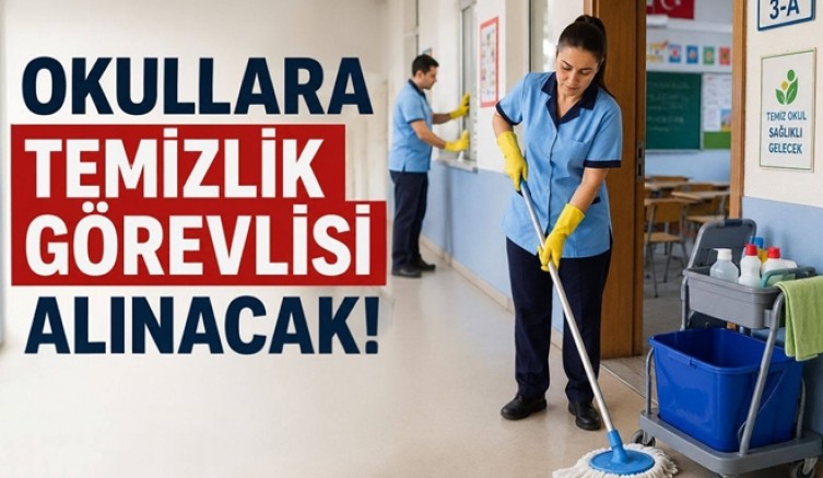 YALOVA’DA OKULLARA TEMİZLİK GÖREVLİSİ ALINACAK