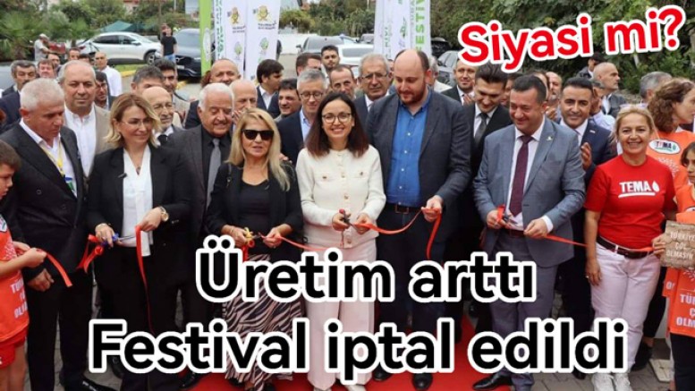 YALOVA’DA REKOLTE ARTTI AMA FESTİVAL NEDEN İPTAL