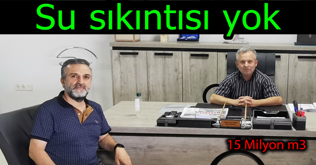 Yalova da su sıkıntısı olmayacak