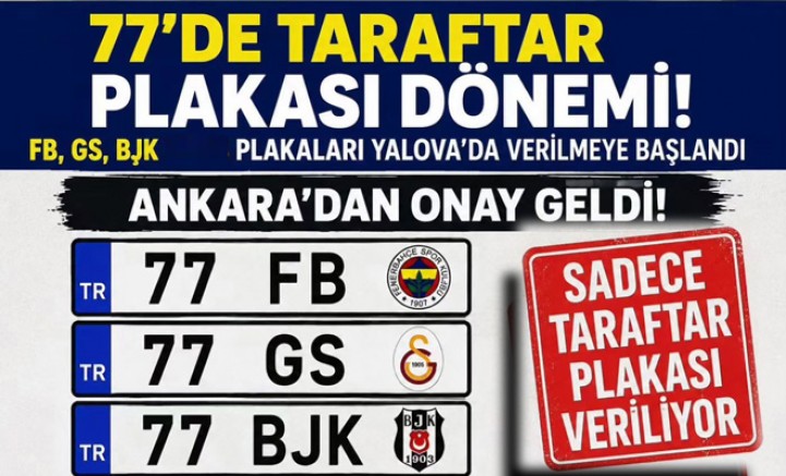 YALOVA'DA TAKIM PLAKALARI VERİLMEYE BAŞLANDI