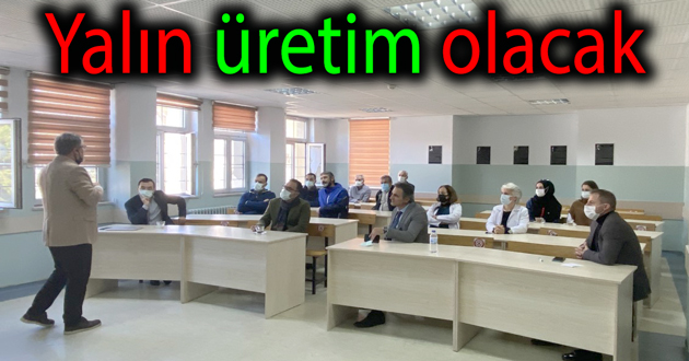 Yalova da yalın üretim yapacağız