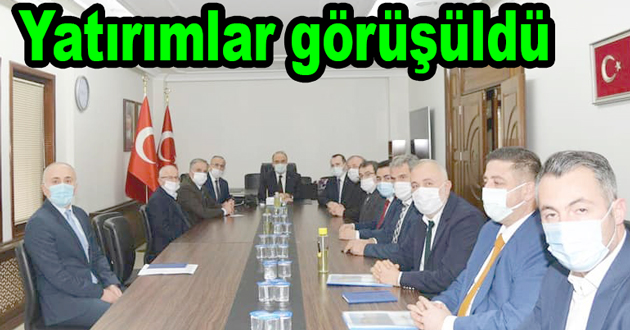 Yalova da Yatırımlar görüşüldü