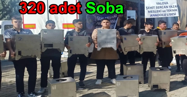 YALOVA 'DAN 320 SOBA GÖNDERİLDİ