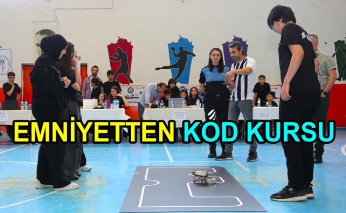 YALOVA EMNİYETİNDEN TEMEL ROBOTİK KODLAMA KURSU