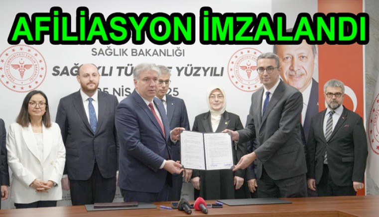 YALOVA HASTANESİ İÇİN AFİLİASYON İMZALANDI