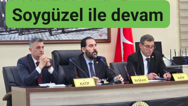 YALOVA İL GENEL MECLİSİ’NDE SOYGÜZEL YENİDEN BAŞKAN SEÇİLDİ