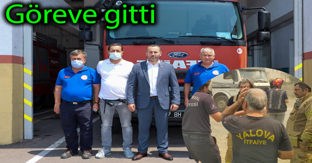 ​Yalova İtfaiyesi Manavgat ta