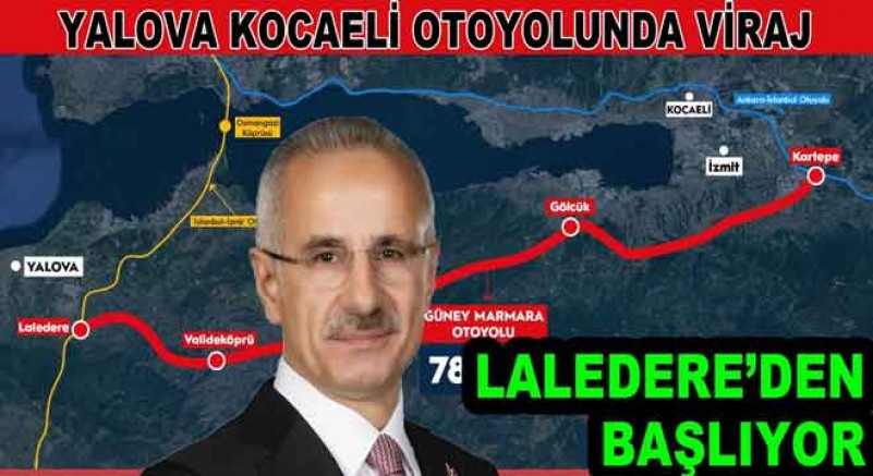 YALOVA KOCAELİ OTOYOLUNDA SONA YAKLAŞILIYOR