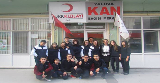 YALOVA KOLEJİNDEN KIZILAY'A ZİYARET
