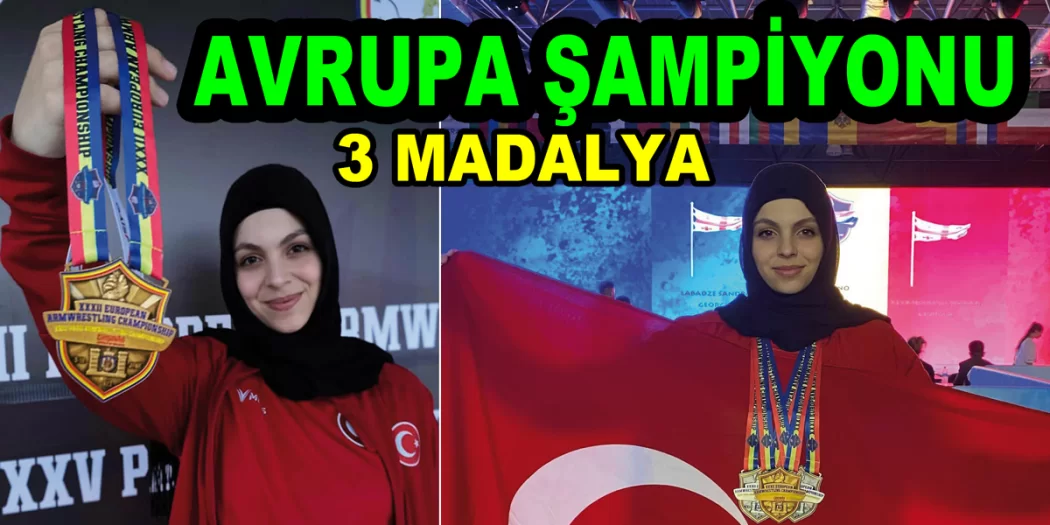 YALOVA LI NİSA AVRUPA ŞAMPİYONU