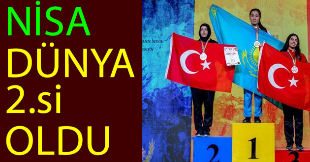YALOVA LI NİSA BİLEK GÜREŞİNDE DÜNYA 2.CİSİ