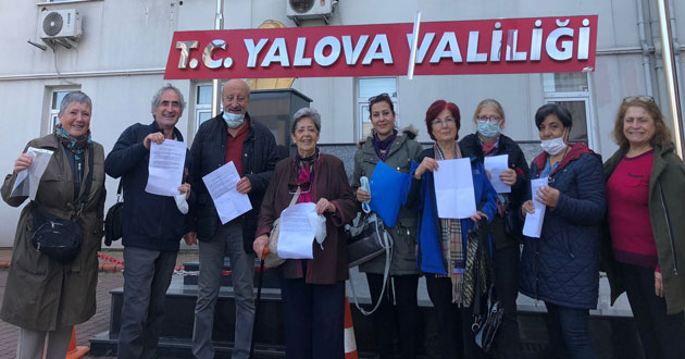 Yalova Millet bahçesine itiraz ettiler