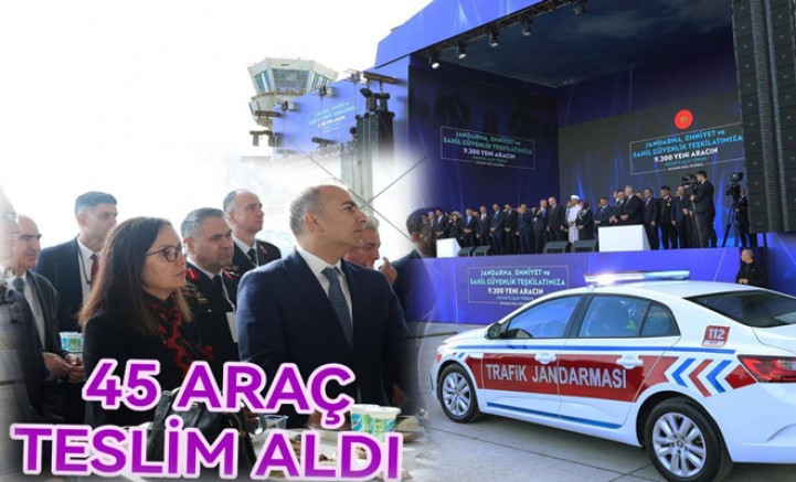 YALOVA’NIN GÜVENLIĞINE 45 ARAÇ VERİLDİ