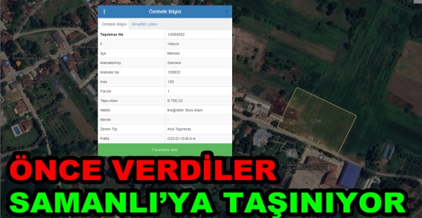 YALOVA ÖZEL İDARESİ SAMANLI’YA TAŞINIYOR