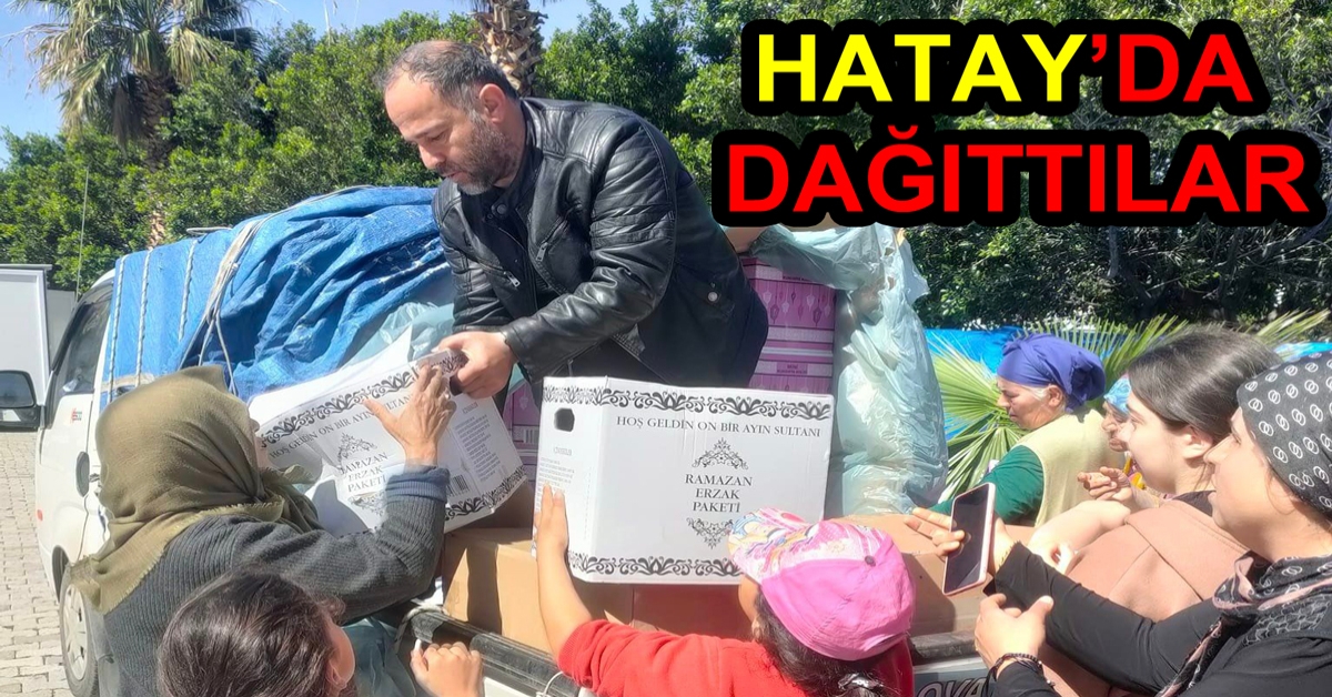 YALOVA PAZARCILARI HATAY’A DESTEK VERDİ